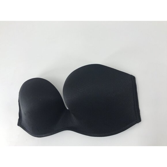 Delimira Strapless Underwire Bra Black 42E NEW - Picture 3 of 6